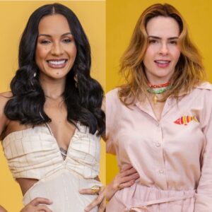 Maxiane e Ana Paula em fotos promocionais para o BBB 26. Imagens: TV Globo/Divulgação.