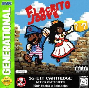 Capa da faixa "Flackito Jodye". Imagem: Divulgação.
