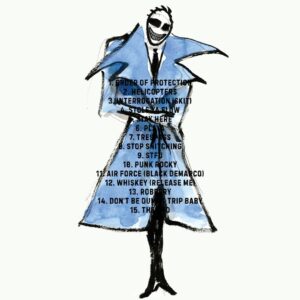 Lista de faixas do álbum "Don't Be Dumb". Imagem: Divulgação.