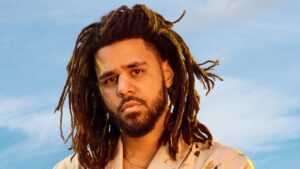 J. Cole para a revista GQ. Imagem: Reprodução.