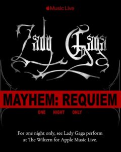 Cartaz oficial do show especial "Mayhem: Requiem". Imagem: Divulgação.