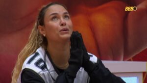 Sarah Andrade vence a Prova do Anjo. Imagem: Globo/Reprodução.