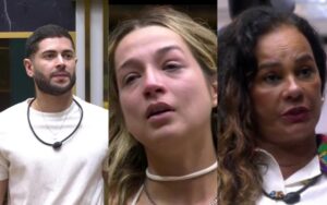 Marcelo, Samira e Solange são os emparedados da semana. Imagem: Globo/Divulgação.