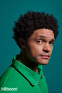 Trevor Noah para a Billboard. Imagem: Reprodução.