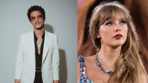 Bruno Mars e Taylor Swift em imagem. Divulgação.