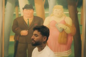 Capa do single "Botero". Imagem: Divulgação.