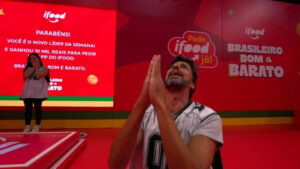 Alberto Cowboy conquista mais uma Prova do Líder. Foto: Reprodução/Globo.