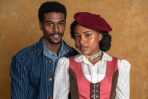 Duda Santos e Ronald Sotto são o casal protagonista de "A Nobreza do Amor". Foto: Reprodução/TV Globo.