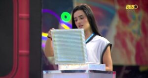 Jordana vence Prova do Anjo e garante imunidade no BBB 26. Imagem: Reprodução/Globo.