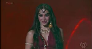 Anitta apresenta as primeiras performances da era “Equilibrium” no Domingão com Huck. Imagem: X/Reprodução.