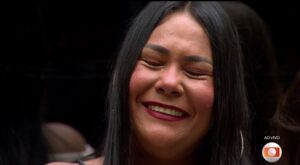 Sem protagonismo, Chaiany é eliminada do BBB 26. Imagem: Reprodução/Globo.