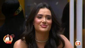 Jordana deixa o jogo às vésperas da final do BBB 26. Imagem: Reprodução/Globo.