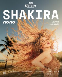 Shakira em imagem promocional. Imagem: Divulgação.