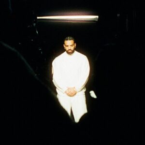 Drake em foto promocional para o álbum "Iceman". Imagem: Divulgação.