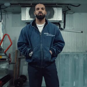 Drake em foto promocional para o álbum "Iceman". Imagem: Divulgação.