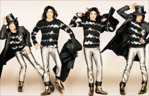 Michael Jackson em ensaio para a revista Ebony. Imagem: Reprodução.