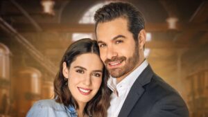 Camila Valero e Brandon Peniche protagonizam “A História de Joana: A Virgem”. Imagem: Divulgação.