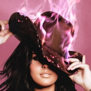 Ana Castela para seu álbum "Fire Arena". Imagem: Divulgação