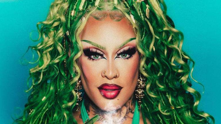 Gloria Groove para seu single "O Chá", Imagem: Divulgação.