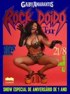 Postêr para o show no Rio de Janeiro dia 21. Imagem: Divulgação.