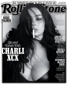 Charli xcx em capa da Rolling Stone. Imagem: Divulgação.