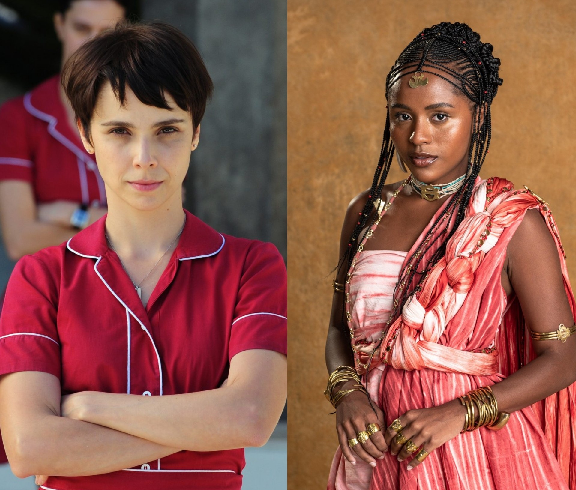 As protagonistas "Nina" e "Alika", das novelas "Avenida Brasil" e "A Nobreza do Amor". Foto: Globo/Divulgação.