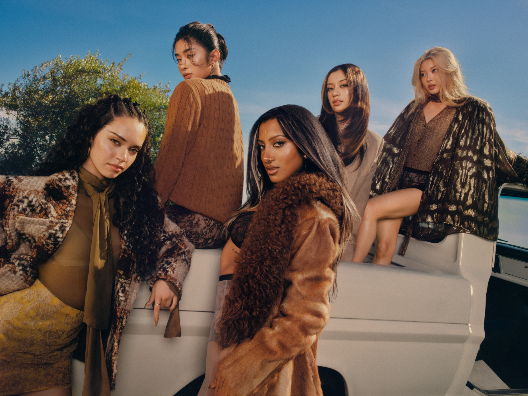 KATSEYE para a Vanity Fair. Imagem: Micaiah Carter/Vanity Fair
