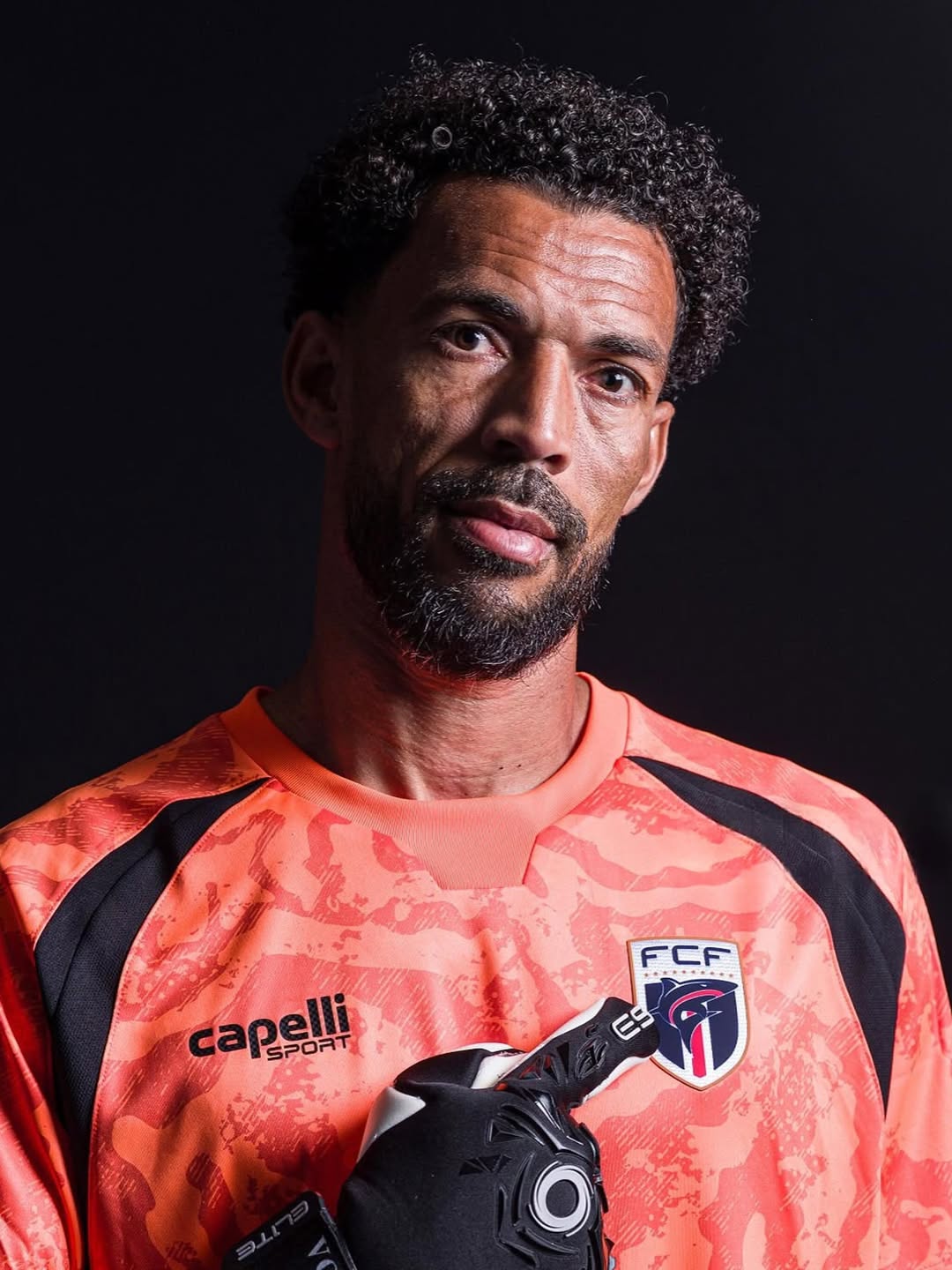 Vozinha, goleiro de Cabo Verde, em foto publicada em suas redes sociais. Imagem: Reprodução/Instagram.