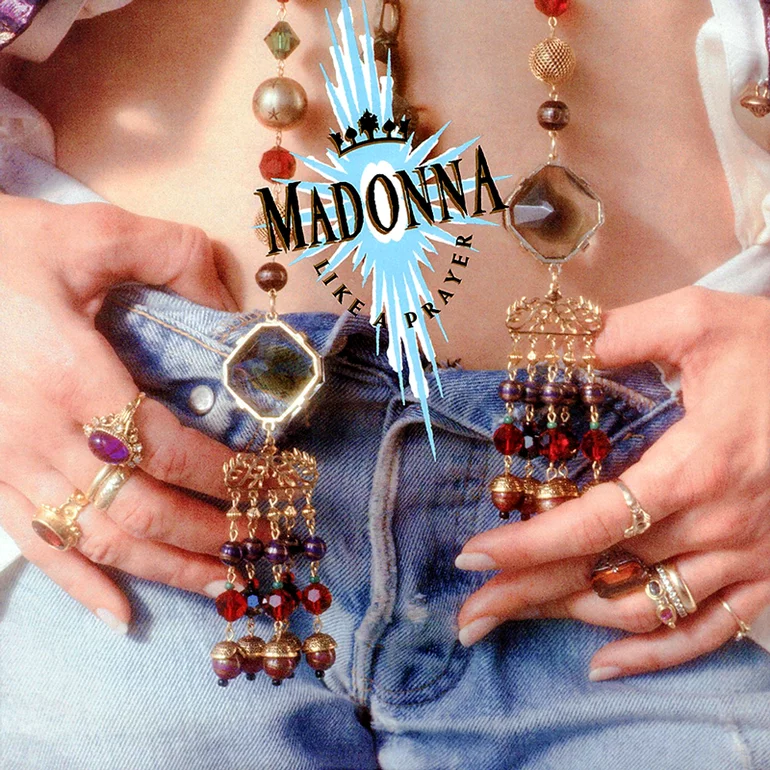 Capa de "Like A Virgin" de Madonna. Imagem: Reprodução
