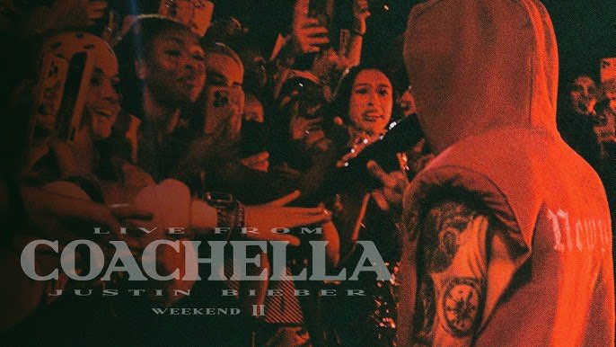 Capa alternativa do álbum "Justin Bieber - LIVE FROM COACHELLA (Weekend II)". Imagem: Reprodução/YouTube