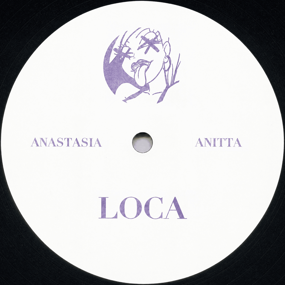 Capa de "Loca" de Anastasia e Anitta. Imagem: Reprodução