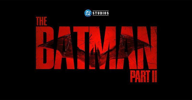 Logo oficial de "Batman Parte 2". Imagem: Reprodução