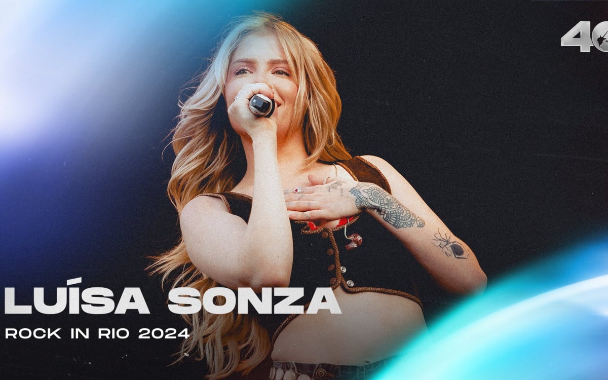 Luísa Sonza em imagem promocional para seu show no Rock In Rio 2024. Imagem: Divulgação