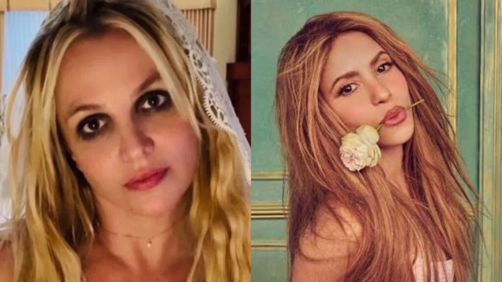 BRITNEY SPEARS E SHAKIRA EM IMAGEM PROMOCIONAL.IMAGEM: (INSTAGRAM).