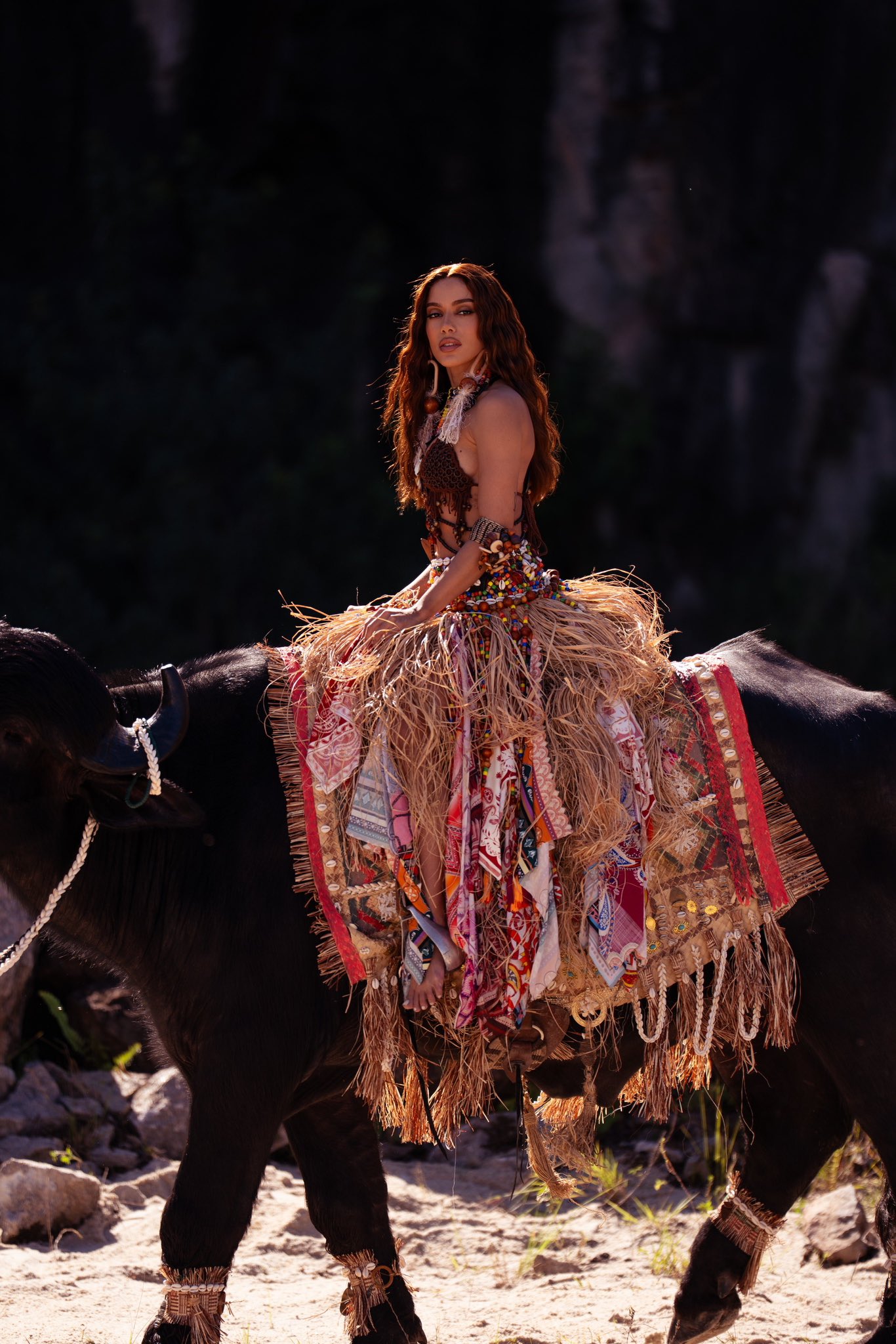 Anitta em imagem promocional dos visuais de "Sal Grosso". Foto: Divulgação.