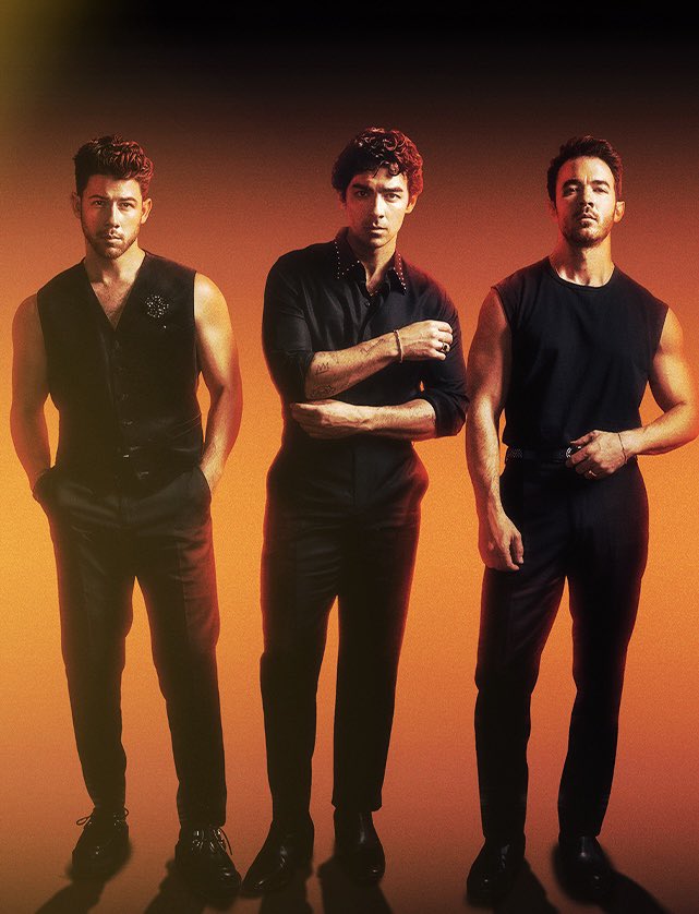 Jonas Brothers em imagem promocional. Foto: Divulgação.
