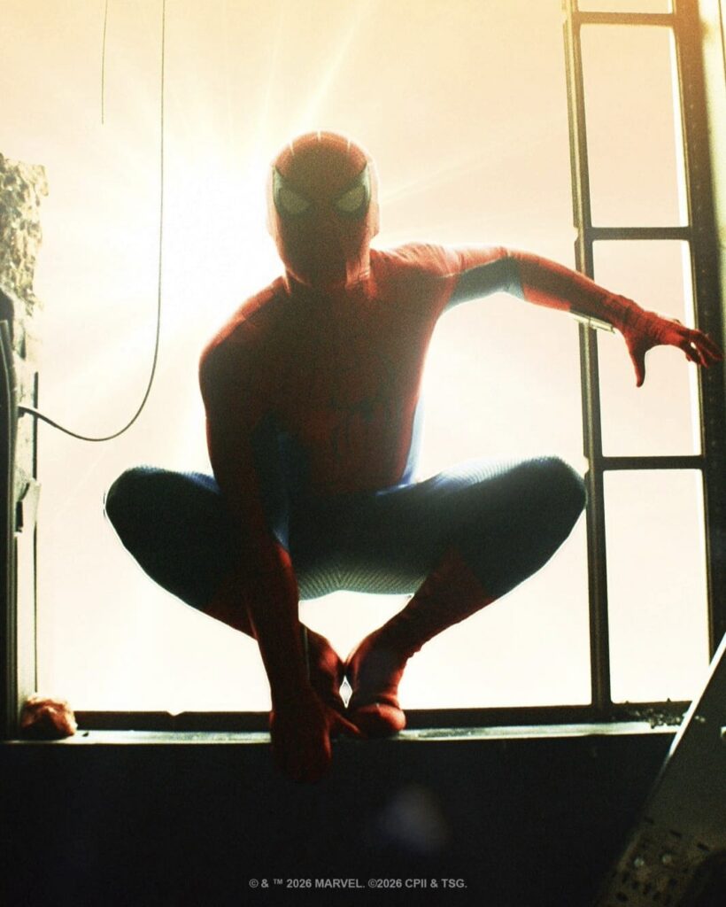 Homem Aranha em imagem promocional. Imagem: Sony Pictures/Divulgação