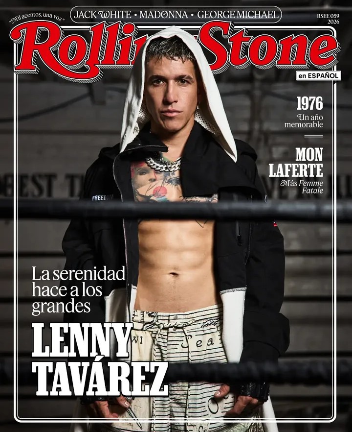 Lenny Tavárez na capa da nova edição da Rolling Stone. Foto: Koury Angelo/Reprodução.
