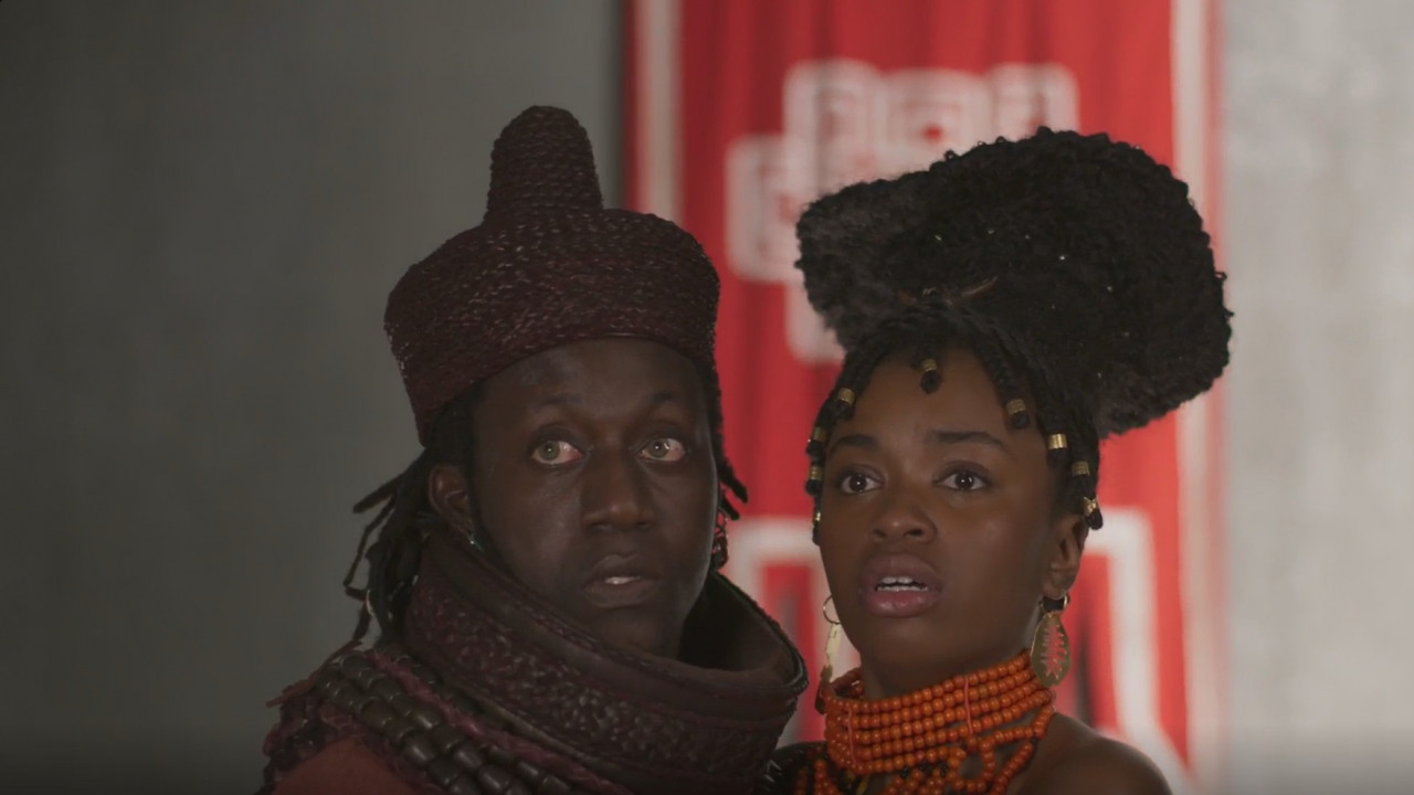 Dumi e Kênia, personagens de "A Nobreza do Amor". Foto: Reprodução/TV Globo.