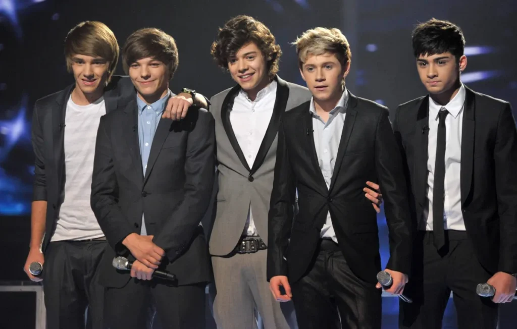 One Direction durante o The X Factor. Foto: Divulgação