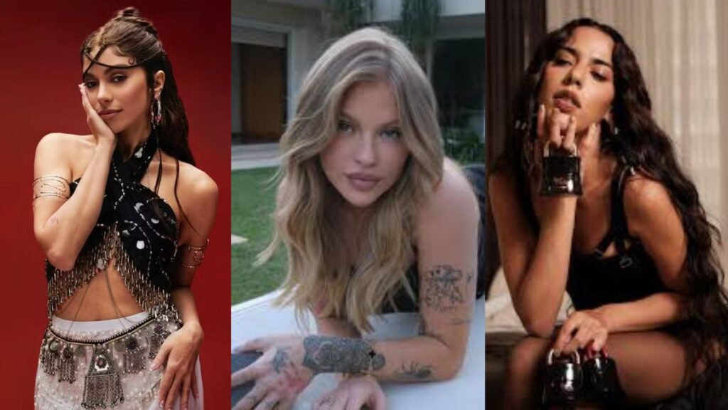 Anitta, Luísa Sonza e Marina Sena estão entre as artistas indicadas ao Grammy Latino 2026. Foto: Divulgação