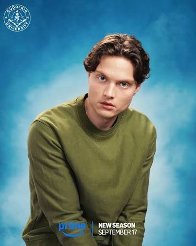 Asa Germann como Sam Riordan em Gen-V. Imagem: Prime Vídeo