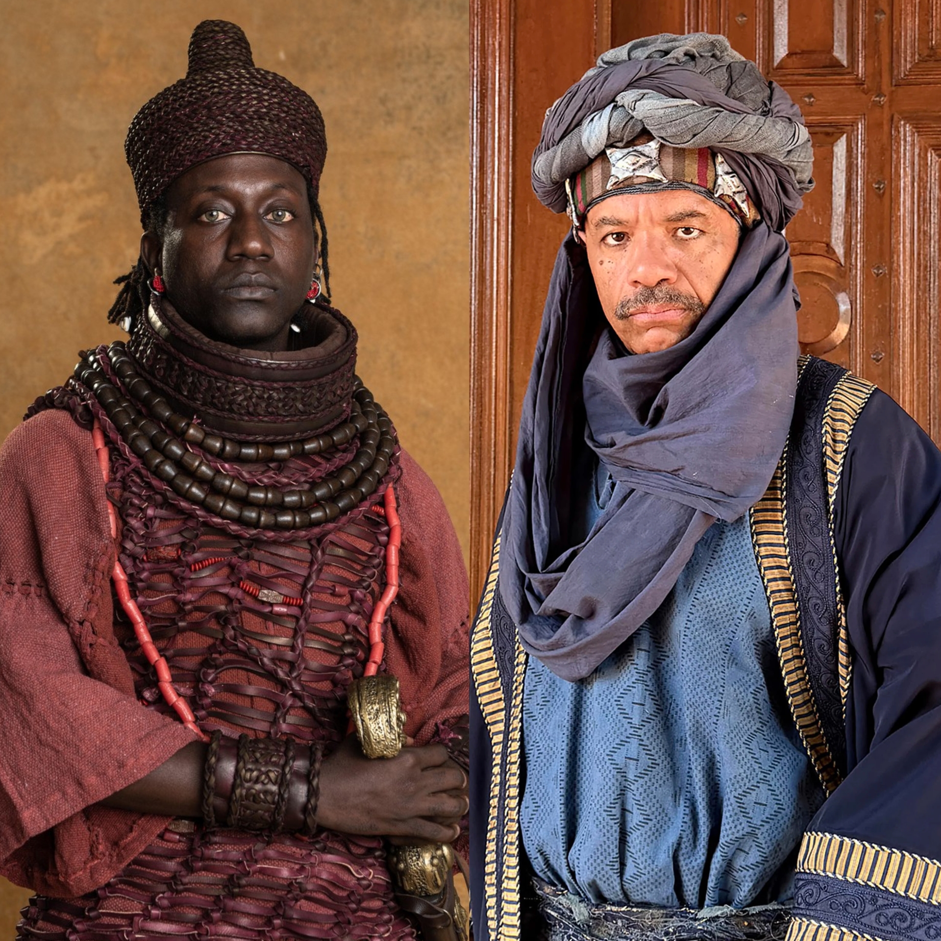Dumi e Pascoal, personagens de "A Nobreza do Amor". Fotos: Divulgação/TV Globo