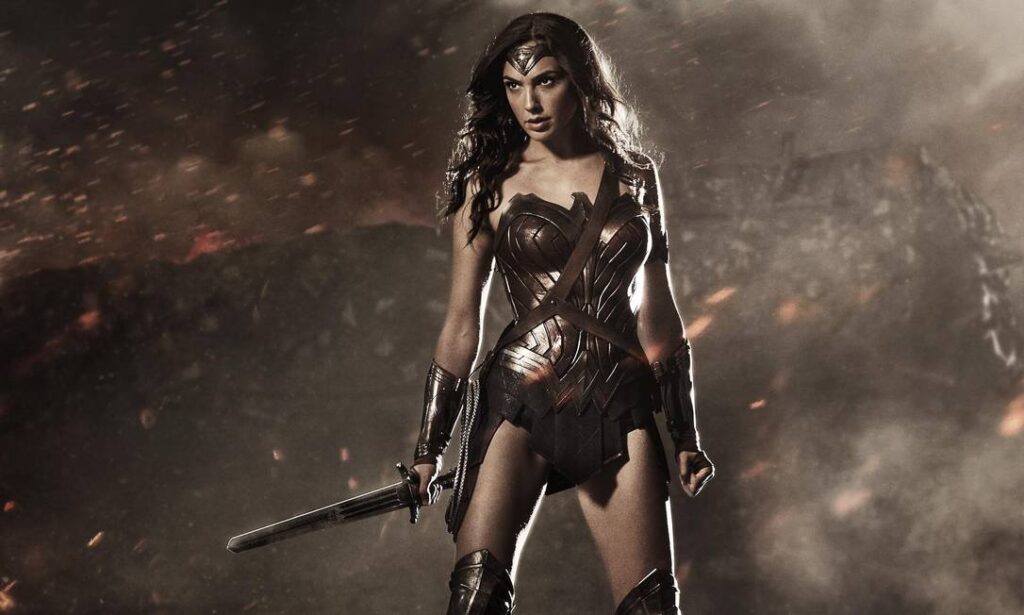 Gal Gadot como Mulher Maravilha. Imagem: divulgação