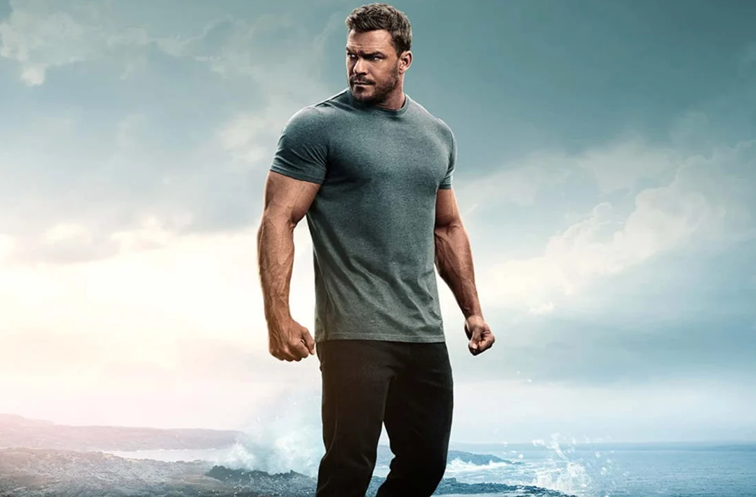 Alan Ritchson como Jack Reacher. Imagem: Reprodução/Prime Video