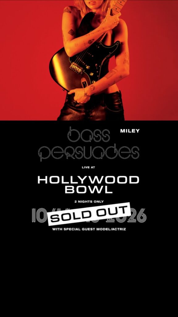 Miley em imagem divulgada. Imagem: Instagram