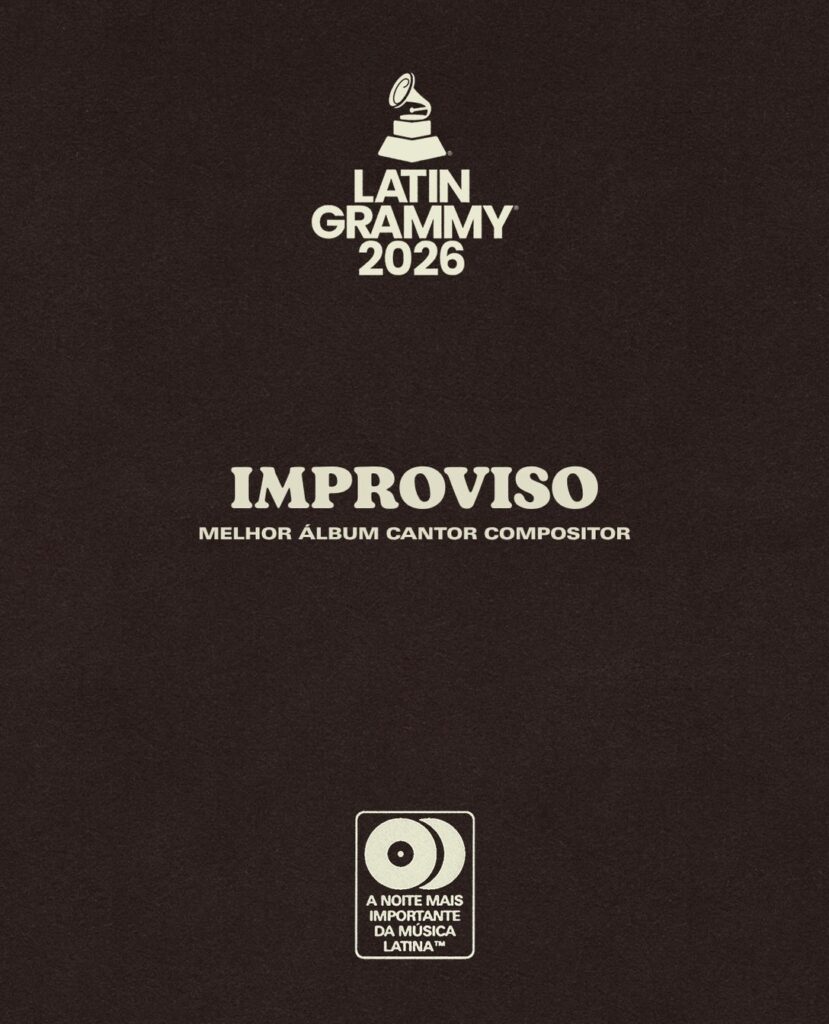 Álbum improviso imagem: Grammy latino divulgação: Instagram