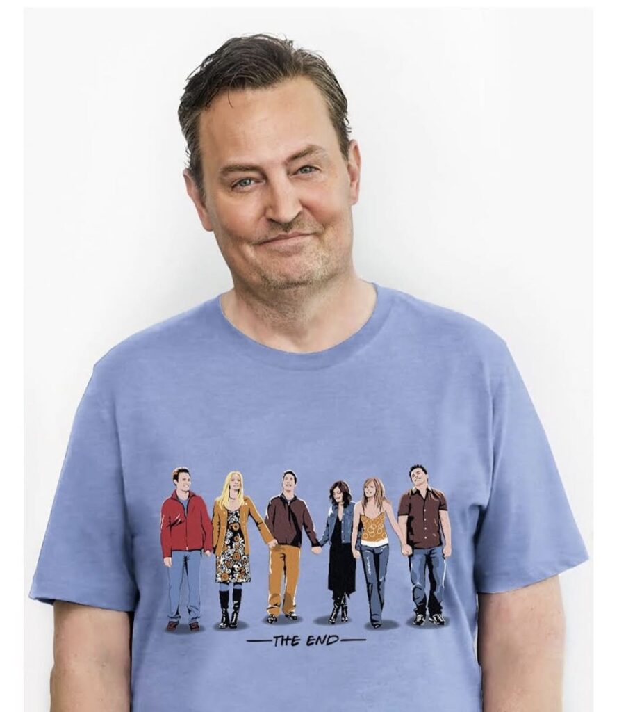 Matthew Perry em imagem publicada nas redes sociais. Foto: Reprodução/Instagram