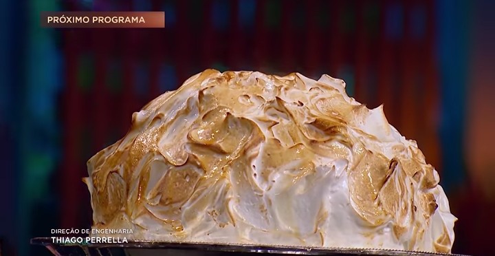 Baked Alaska será a sobremesa da Prova de Eliminação do 17º episódio do MasterChef Brasil. Foto: Reprodução/YouTube