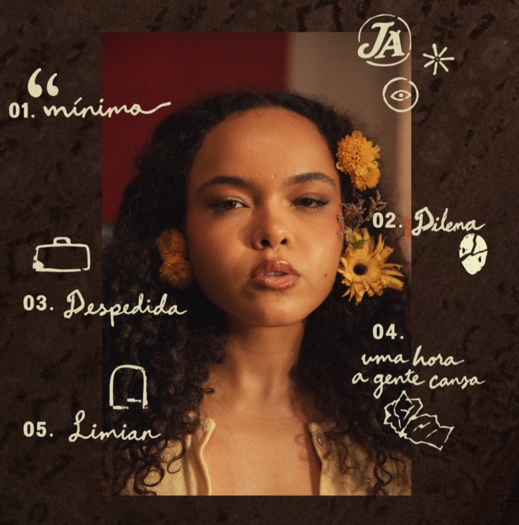 Tracklist do EP. Imagem: Divulgação.